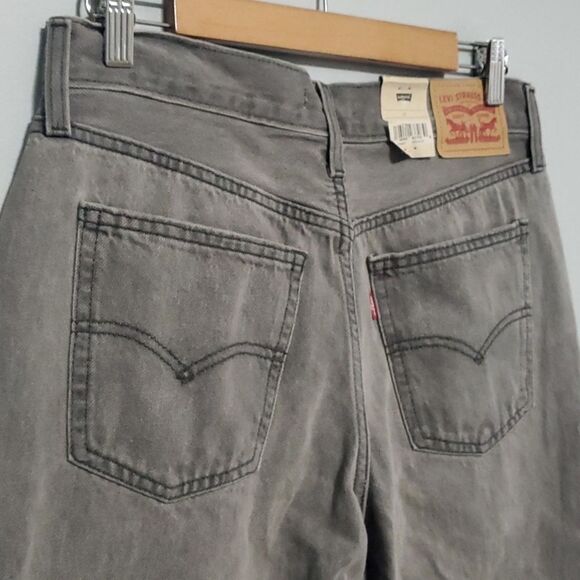 Levi’s low pro straight size 29 grey 100% cotton Nwt New $80 Msrp Retail - Picture 9 of 15
